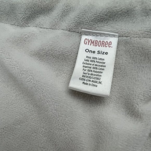 Gymboree White Teddy Bear 14" Lovey Red White Blue Security Blanket Polka Dots - Picture 6 of 6